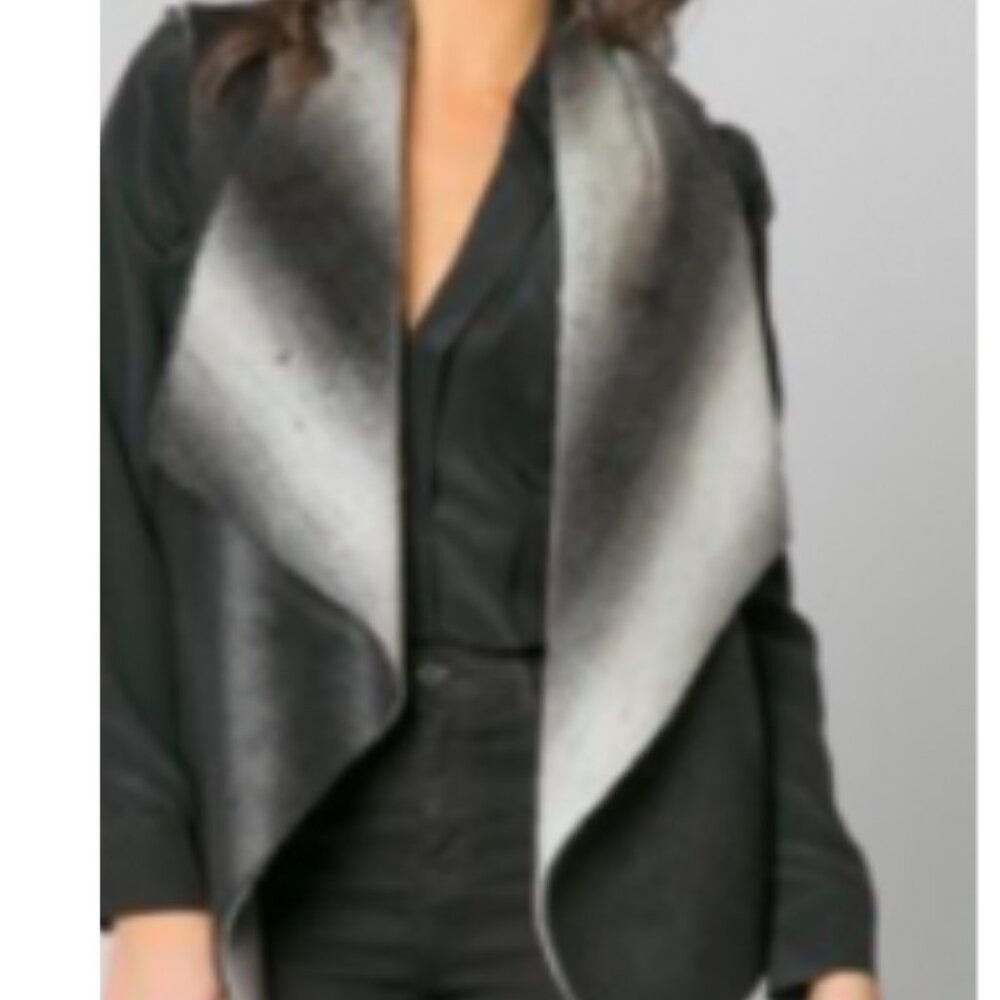 Faux Suede Mix Vest